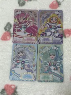 プリキュア キャラクターカード グミ4枚セット