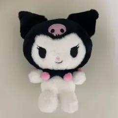 【未使用】サンリオ クロミ ぬいぐるみ マスコット ブラック ピンク