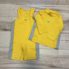 イエロー ベビー水着セット サイズ90