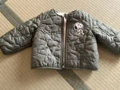 スヌーピー刺繍　裏起毛　ジャケット　ベビーアウター　ベビーギャップ