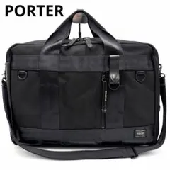 ポーター HEAT 3way ブリーフケース リュック 黒 メンズ 多機能 耐久