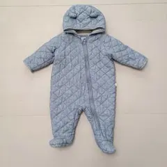 GAP ベビー カバーオール キルティング くま耳 デニム