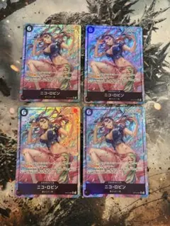 ワンピースカード ロビン SR パラレル 4枚 op12 師弟の絆 3 ワンピースカード ロビン SR パラレル 4枚 op12 師弟の絆 1 - メルカリ