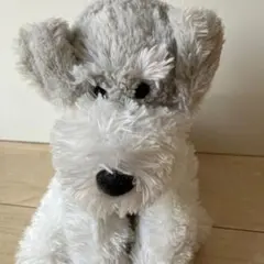 くったりシュナウザー　お耳パタパタJB　ぬいぐるみのサムネイル