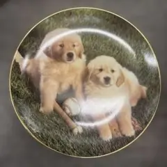 フランクリン　ミント　犬　プレート