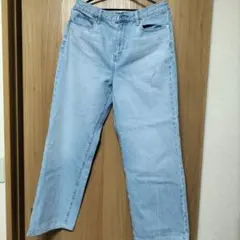 UNIQLO　ワイドストレートジーンズ 　28　クリーニング済