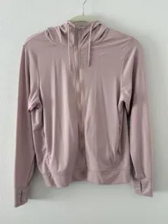 ユニクロ　AIRism フルジップラッシュガード M ピンク