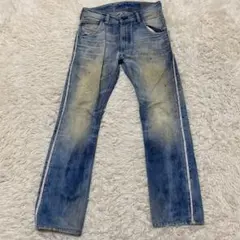 ディーゼル　スキニー　デニム　パンツ　ダメージ加工　ジーンズ　メンズ