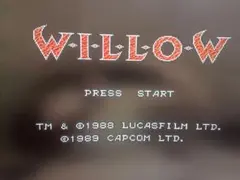 【起動確認済】FC ウィロー WILLOW カプコン ファミコン ソフト