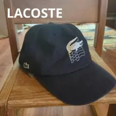 LACOSTE ネイビー ベースボールキャップ