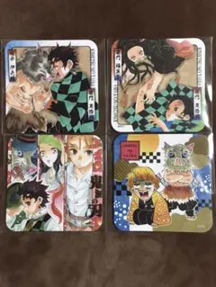 鬼滅の刃  アートコースター　4枚セット