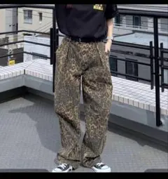 【完売】PAGE BOY LIM アソートルーズパンツ レオパード Ｍ