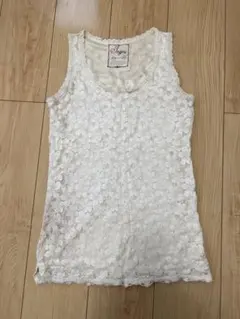 INGNI レースノースリーブ タンクトップ イング