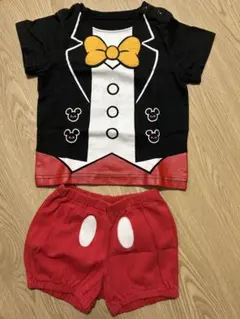 ディズニー　ミッキー上下　なりきり　コスプレ 仮装　ディズニーコーデ