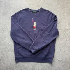 【J.Crew 刺繍スウェット / 90sライク / ユニセックス】