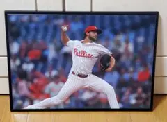 フィリーズ アーロンノラ MLB！A3サイズポスターフレーム付き