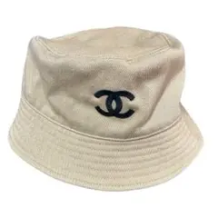 【CHANEL 】シャネル　バケットハット ベージュ美品のサムネイル