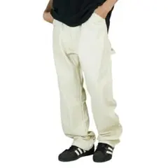W30L32新品ディッキーズDICKIESペインターデニムパンツオフ白