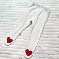 ハート刺繍レギンス　80