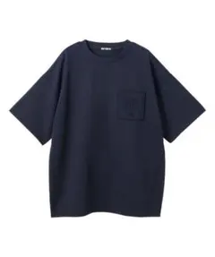MARY QUANTエンボスロゴポケットビッグプルオーバー Tシャツ黒　男女兼用のサムネイル