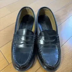 HARUTA 黒 レザー ローファー 23.5cm