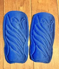 PUMA シンガード すねあて ブルー