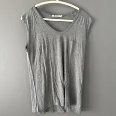 T by ALEXANDER WANG ノースリーブ カットソー グレーのサムネイル