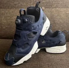【美品】Reebok リーボック　ポンプフューリー ネイビー 27cm US9