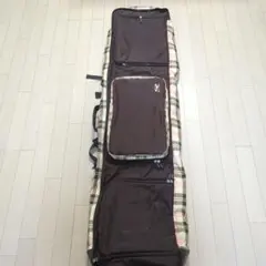 スノーボードバッグ ブラウン チェック柄
