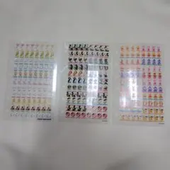 ☆手帳　スケジュールシール　ディズニーキャラクター他 12枚セット☆