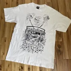 00s STUSSY ステューシー Tシャツ カットソー 半袖 L ホワイト