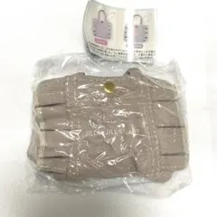 ジルスチュアート ミニフリルトートバッグ キーホルダー2 モカブラウン