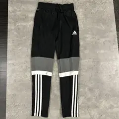 adidas ストライプジャージ 黒/グレー