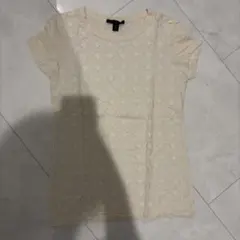 24577✨ルイヴィトン チャーム付き リボン Tシャツ カットソー 