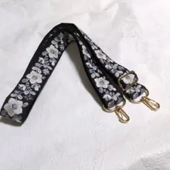 ハンドメイド インド刺繍リボン ショルダーストラップ