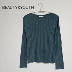 BEAUTY&YOUTH ユナイテッドアローズ ダークグリーン長袖Tシャツ