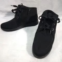 極美品　fitfit　スニーカーブーツLITEII　サイドジップ　黒　25　軽量