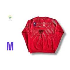 【各種割引】フルーツオブザルーム ハンドメイド リメイク スウェット レッド M