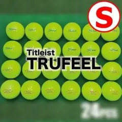【S06】Titleist TRUFEEL 黄 年式混合 ロストボール 24球のサムネイル