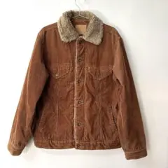 OLD UNIQLO オールドユニクロ コーデュロイジャケット ボア付 銀タグL