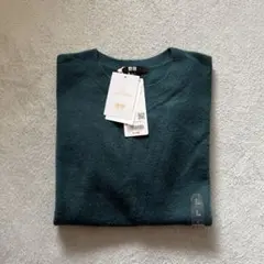 【新品未使用】ユニクロ 3Dカシミヤ クルーネックセーター（長袖） L