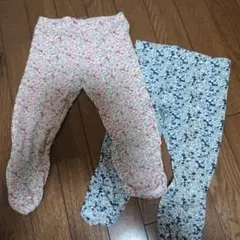 花柄パンツ　2点セット