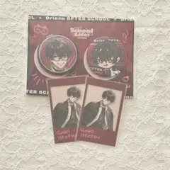 放課後オリエンス　佐伯イッテツ 缶バッジ チェキ風カード