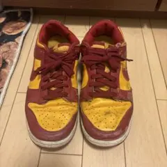 NIKE Dunk Low レッド イエロー スニーカー