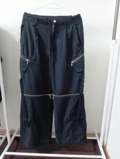 【HARE】ブラックカーゴパンツ