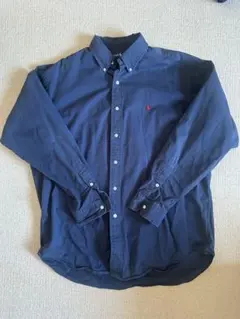 Ralph Lauren Blake 長袖シャツ L ネイビー ボタンダウン