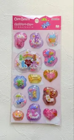 ク*ゲ様 正規品ポップデコパーティ　わたあめカプセルシール　　ケアベア