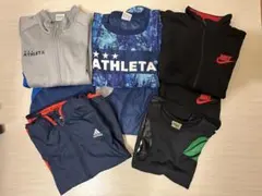 【再々値下げ】子供用ジャージ&ピステ等140cm8点セット　ATHLETA等