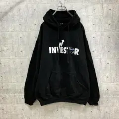 ガ*ツ様 am5353 パーカー ブラック　XL　プリント　動物