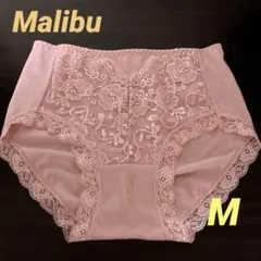 補正下着　ショーツガードル　くすみピンク　Mバックギャザー